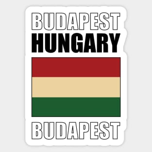 Flag of Hungary Sticker